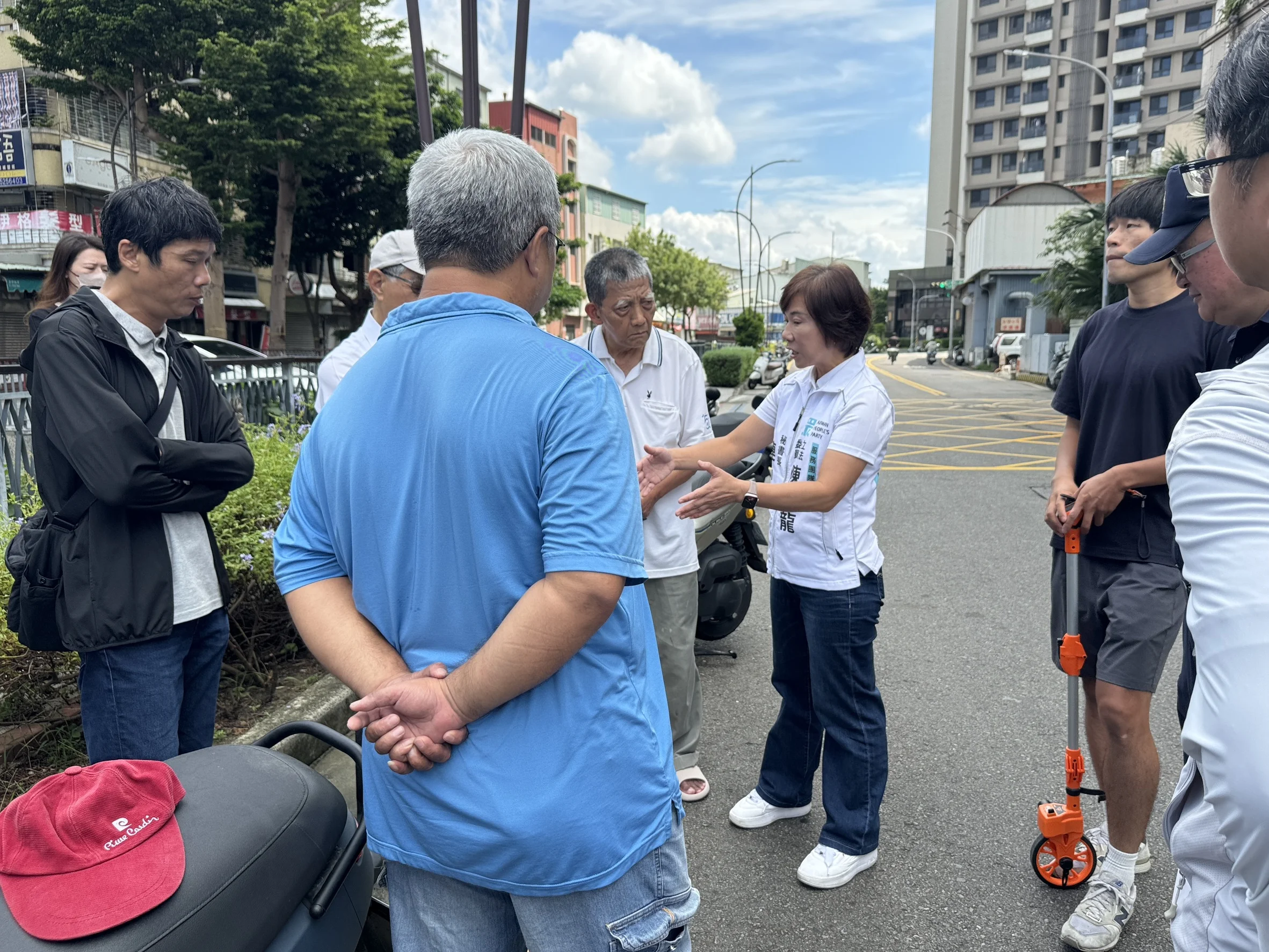 既有標線調整或劃設機慢車停車格