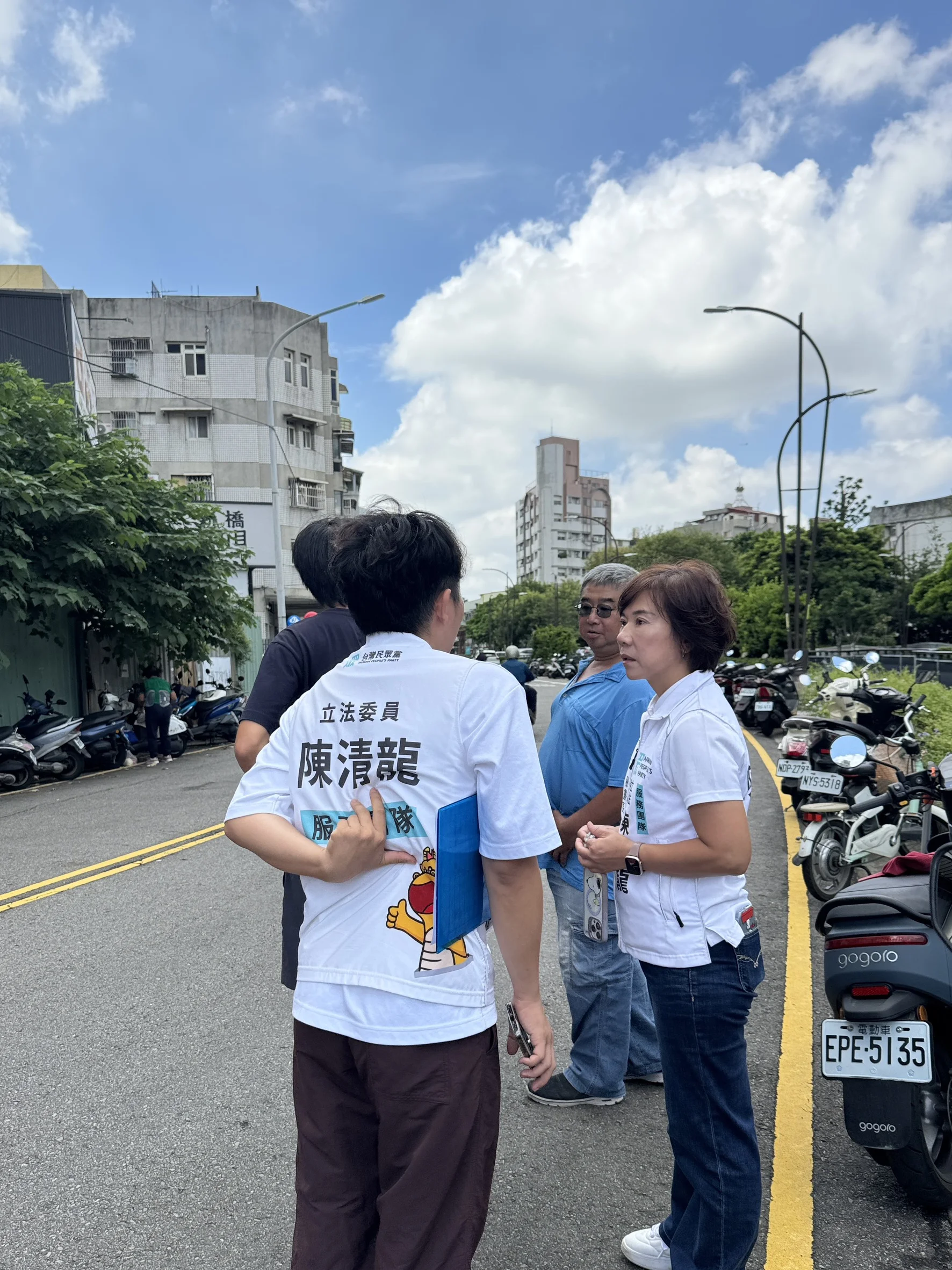 既有標線調整或劃設機慢車停車格